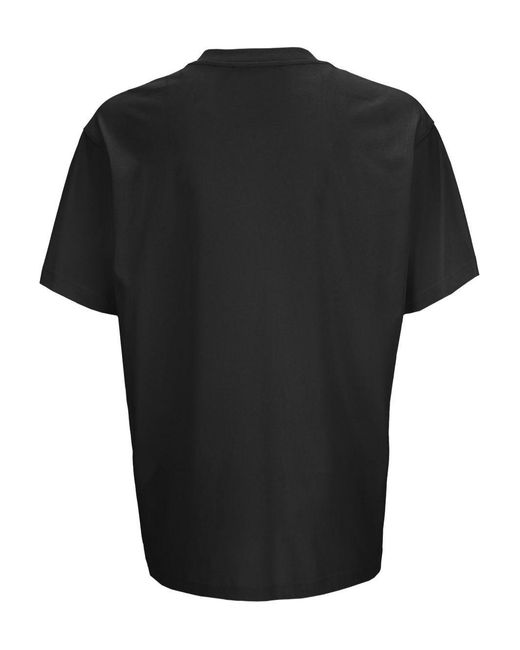 Versace Jeans Black Couture Regular Fit Crewneck T-Shirt for men