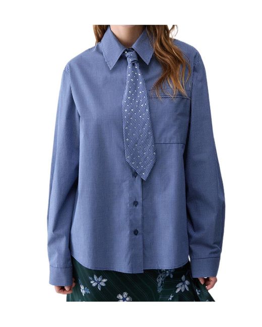 Liu Jo Blue Shirt With Tie