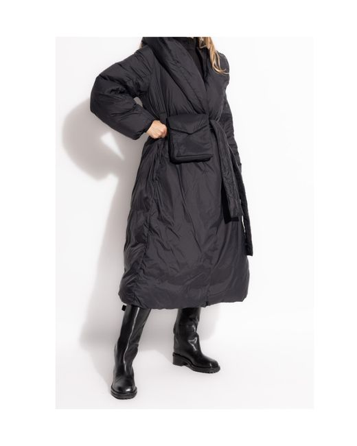 Canada Goose Black Hooded Padded Coat