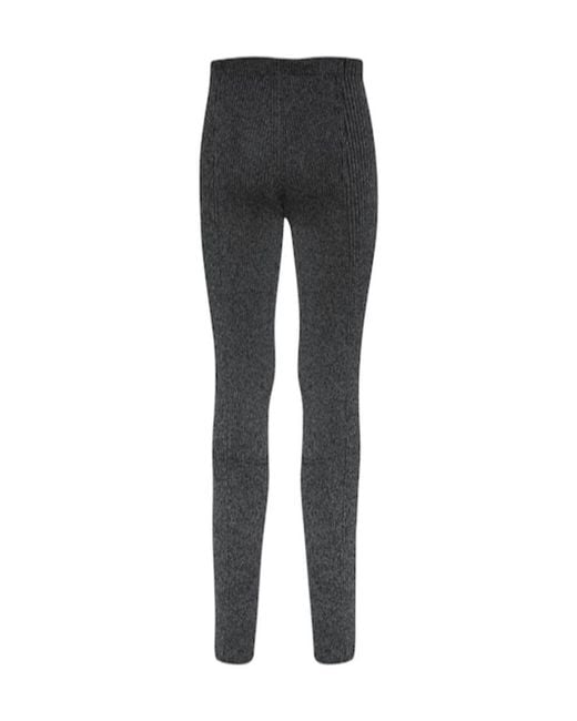 Dion Lee Gray Knitted Casual Pants for men