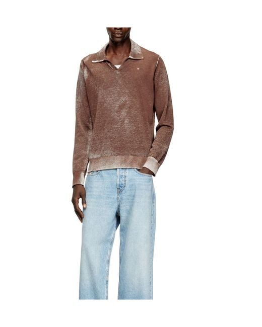 DIESEL Brown K-Lawrence Jumper for men