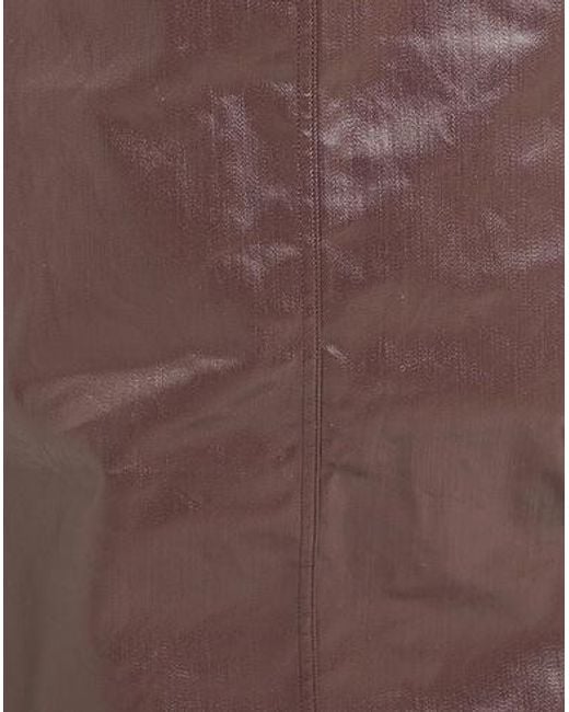 Rick Owens Brown Denim Sleeveless Dress