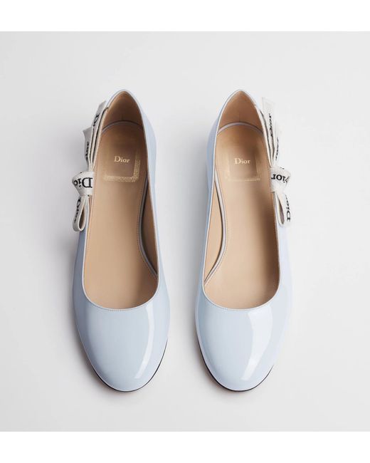 Dior White J'A Ballet Flat