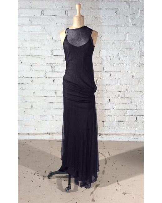Marc Le Bihan Blue A Long Dress