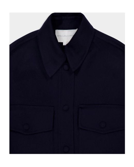 Stella McCartney Blue Wool Shirt for men