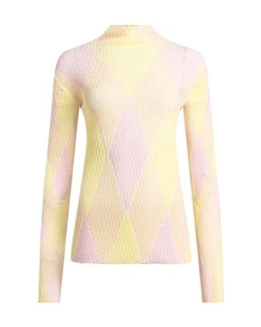 Burberry Yellow Polo Necks