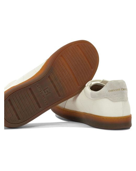 Officine Creative White 'Militia' Low-Top Sneakers for men