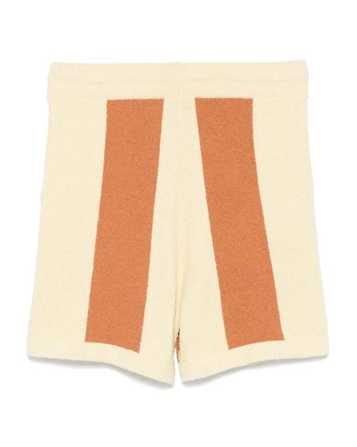 Nanushka Orange Brent Shorts for men