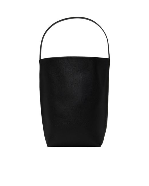 The Row Black Large Park Tote Bag