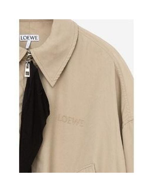Loewe Natural Contrast Panel Zip Jacket