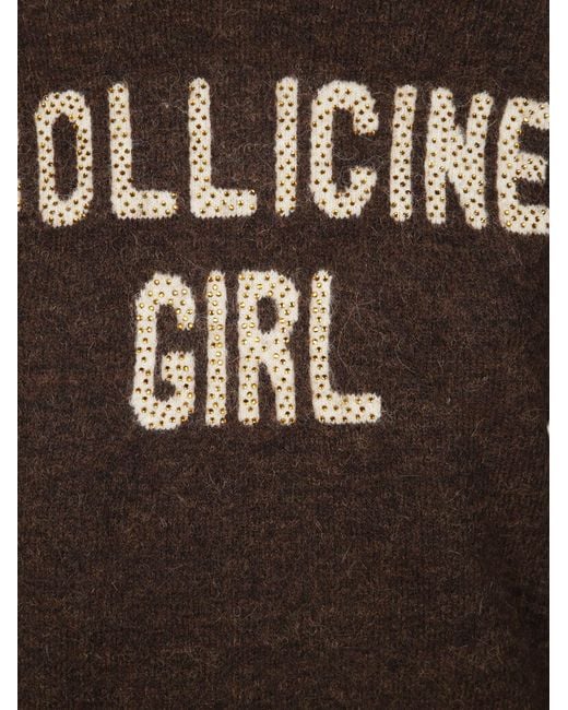Mc2 Saint Barth Brown New Queen Crewneck Jumper