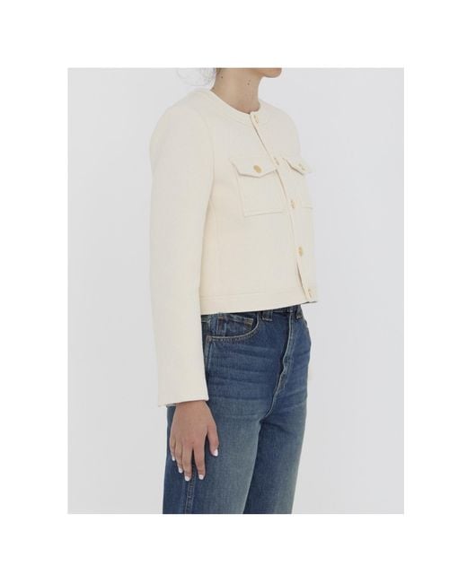 Céline White Dani Jacket