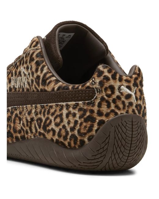 PUMA Brown Speedcat Low-Top Sneakers