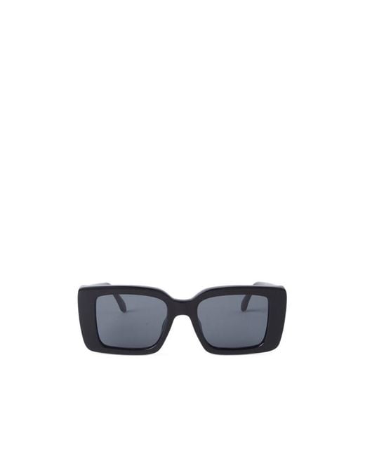 Palm Angels Blue Eyewear Dorris Square Frame Sunglasses for men