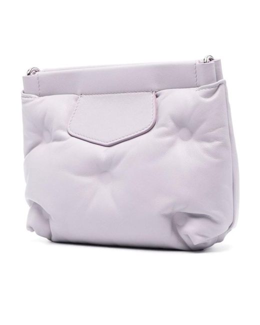 Maison Margiela Gray Glam Slam Padded Crossbody Bag