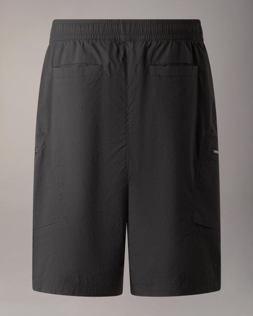 Moose Knuckles Black Flight Cargo Shorts for men