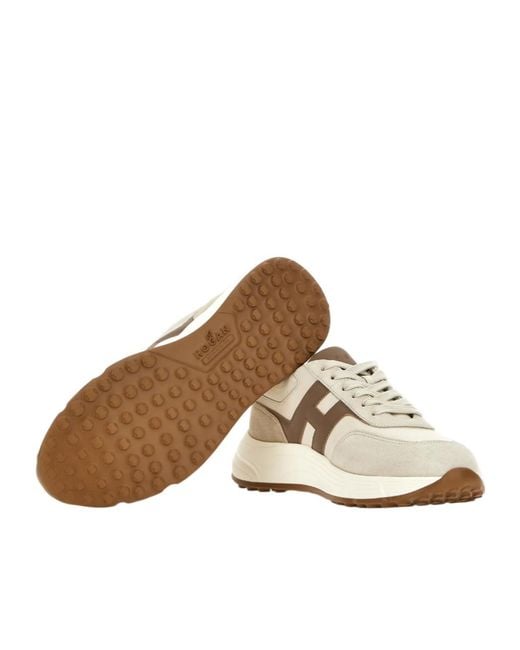Hogan White Hyperlight H Patch Sneakers for men
