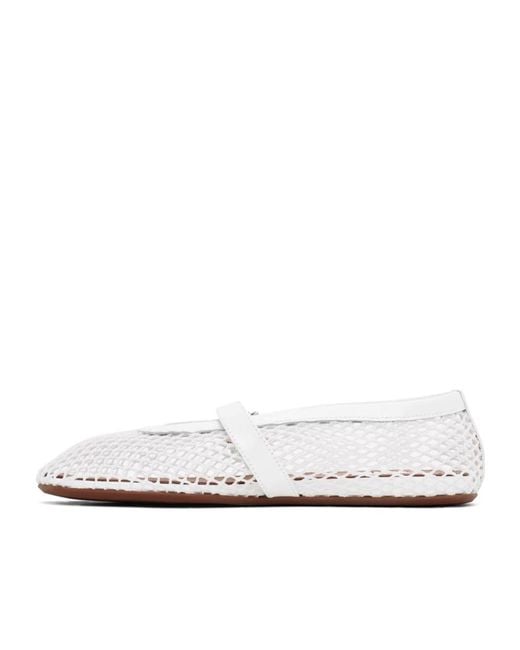 Alaïa White Ballerina Flat