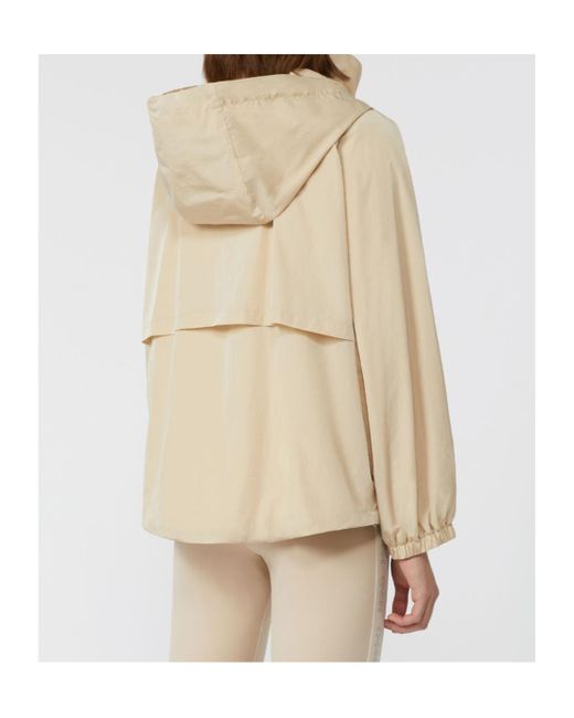 Weekend by Maxmara Natural Spuma Technical Taffeta Windbreaker Jacket