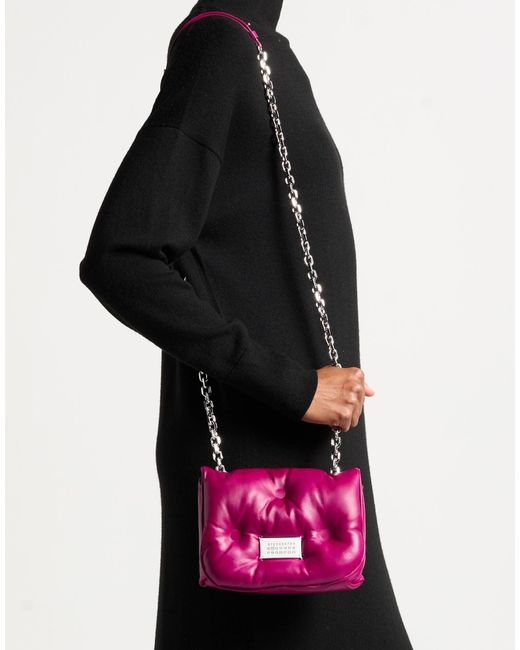Maison Margiela Pink Medium Size Leather Crossbody Bag