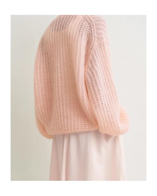 Totême Pink Totême Puffed Knit Sweater