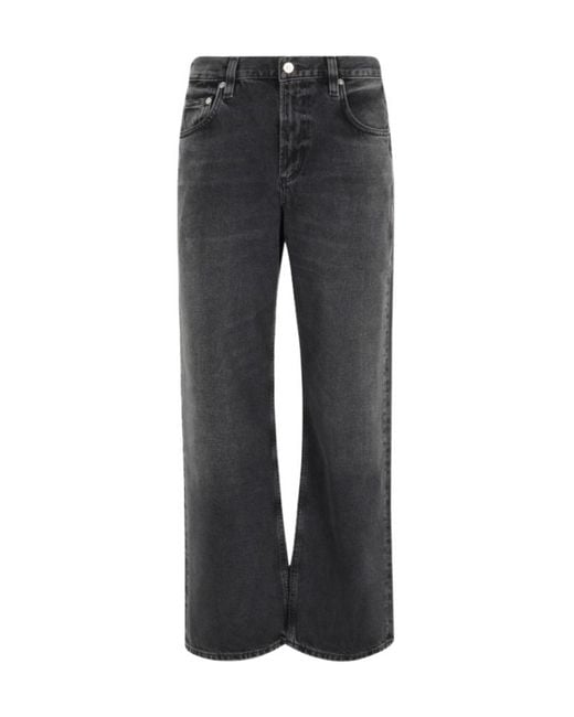 Citizens of Humanity Gray Belt-Loops Jeans