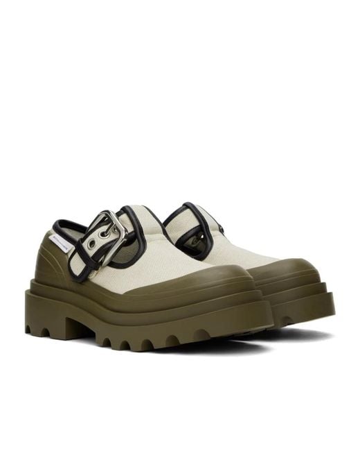 Bottega Veneta Green Trek Mary Jane Casual Shoes for men