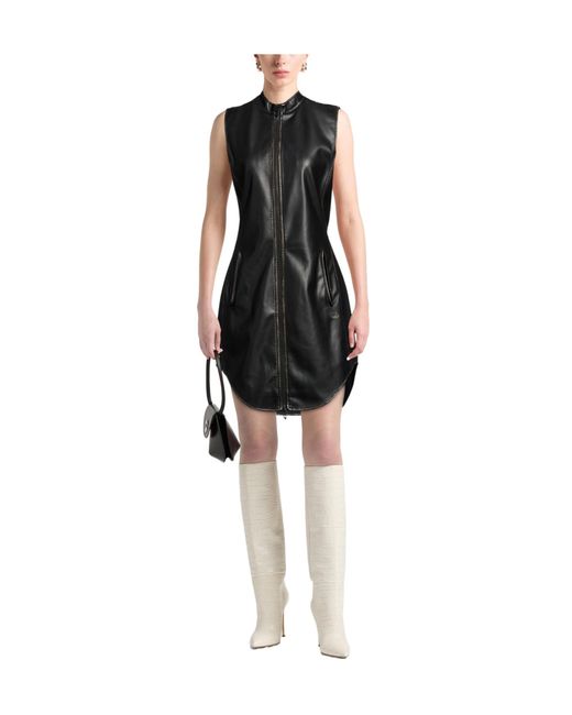 DIESEL Black Simple Solid-Color Sleeveless Dress