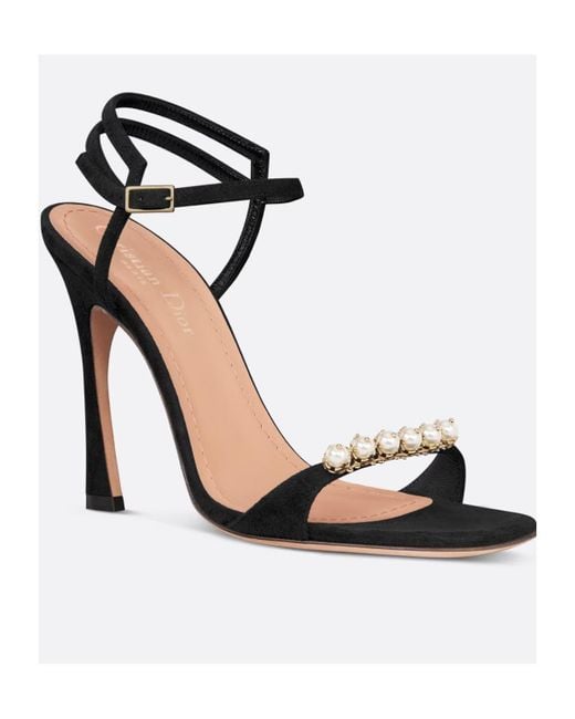 Dior Black Ly Heeled Sandal