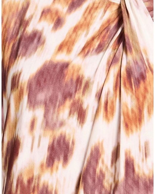 Isabel Marant Pink Tie-Dye Slim-Fit Dress