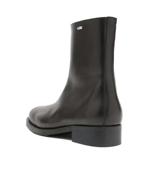Our Legacy Black Square Toe Boots for men