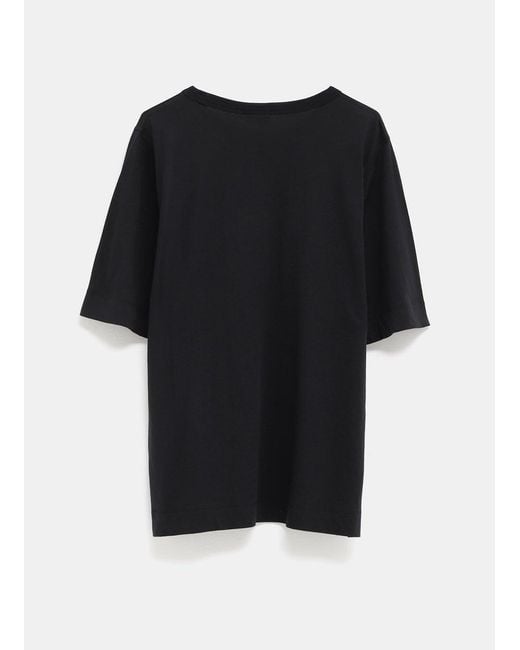 Dries Van Noten Black Crew Neck Short-Sleeved T-Shirt