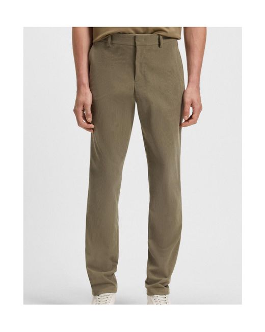 Boss Gray Corduroy Trousers for men