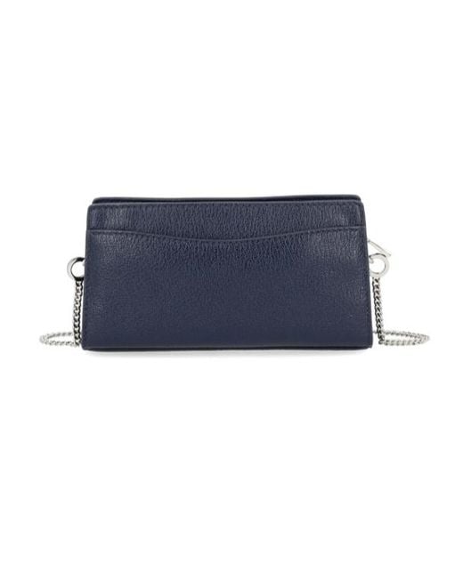 MICHAEL Michael Kors Blue Hamilton Moderne Extra Small Convertible Crossbody Bag
