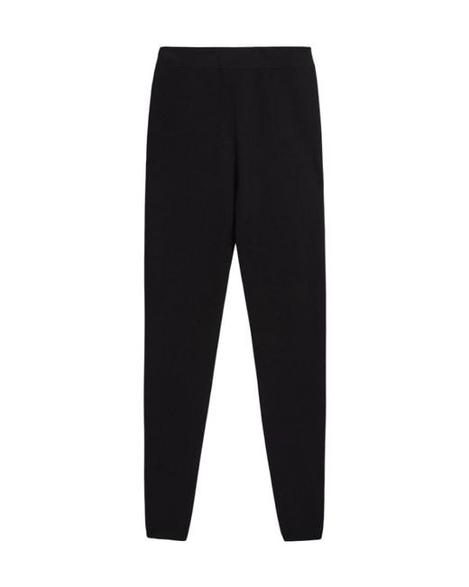 Max Mara Black Logo Leggings