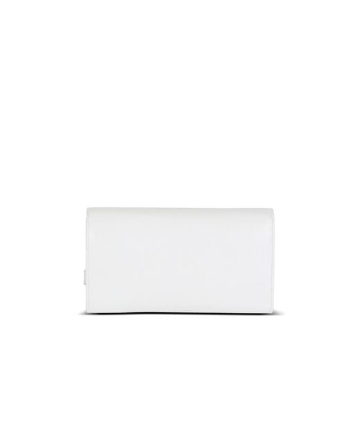Balmain White Shuffle Chain Linked Wallet