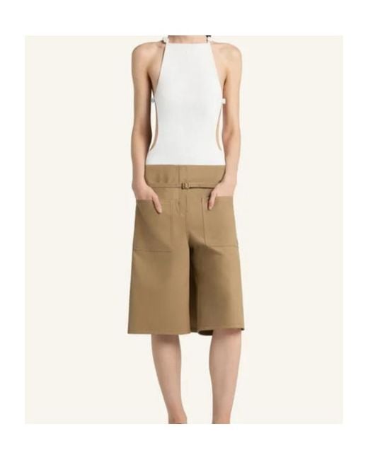 Courreges White Cut Out Swimsuit