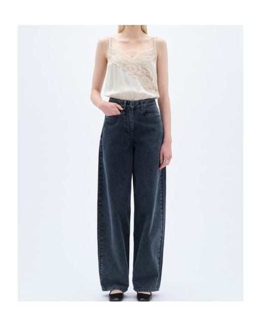 REMAIN Birger Blue Five Pocket Wrangler Jeans
