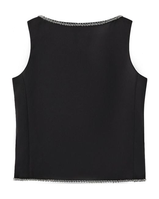 Marissa Chiara Black Sleeveless Vest