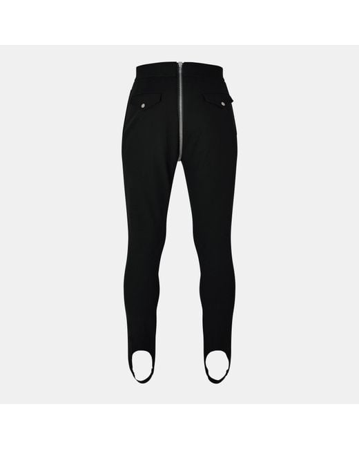 Gucci Black Solid Color Leggings for men