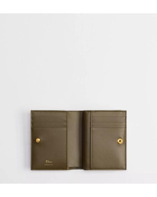 Dior White Medallion Wallet