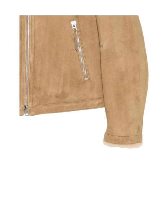 Tom Ford Natural High-Collar Jacket for men