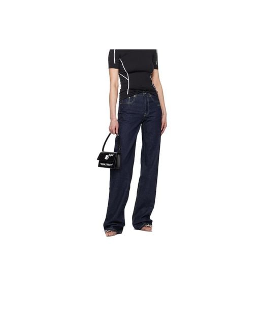 Off-White c/o Virgil Abloh Black Jitney 1.0 Logo Plaque Shoulder Bag
