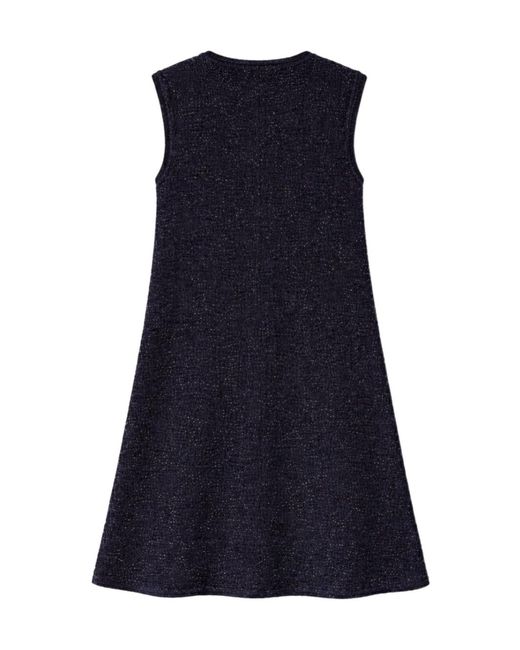 Fabiana Filippi Blue Sleeveless Dress