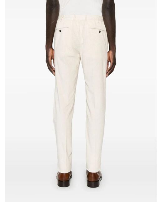 Pt Pantaloni Gray Pt Torino Straight-Leg Corduroy Pants for men