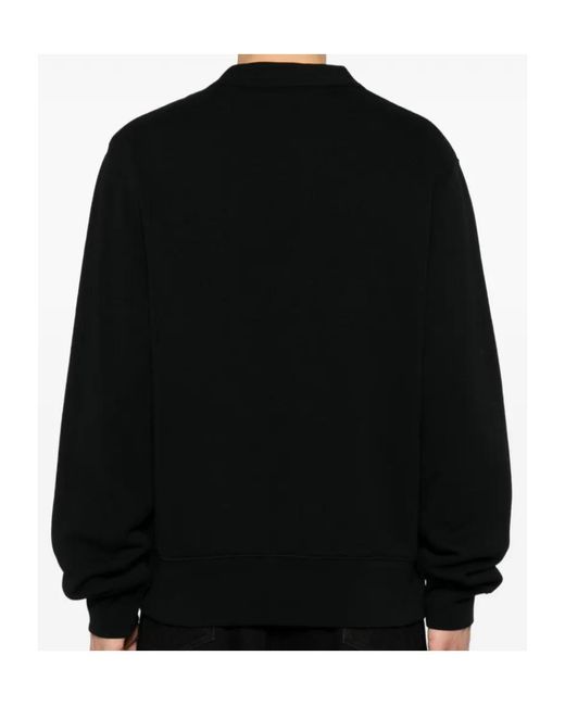 Givenchy Black Logo-Patch Cardigan for men