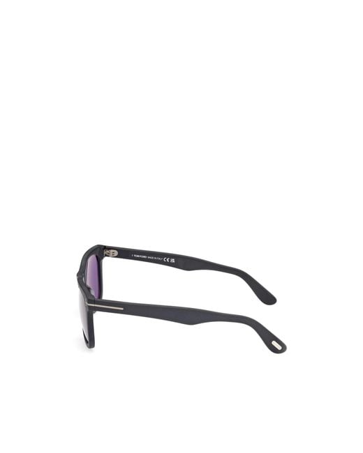 Tom Ford Blue Logo Sunglasses for men