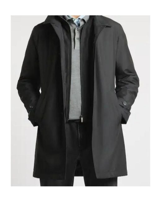 Fay Black Morning Coat for men
