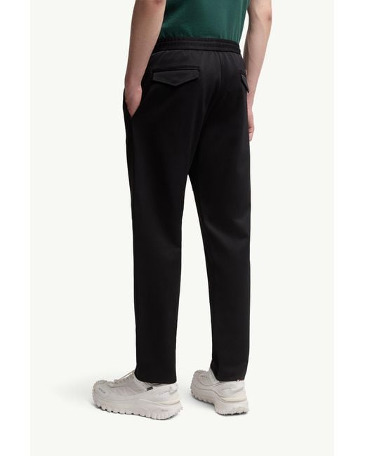 Moncler Blue Logo Jogging Trousers for men