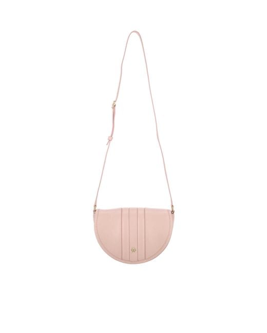 Bally Pink Logo Crossbody Bag